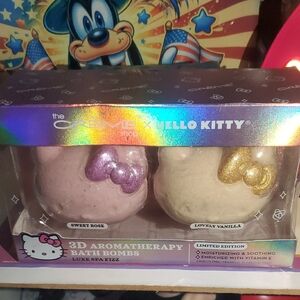 Hello Kitty Pink and Gold 3D Bath Bombs